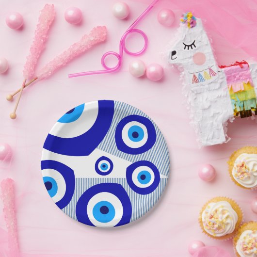 bord "Evil Eye" papier (Feest)