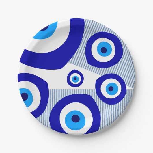 bord "Evil Eye" papier (Voorkant)