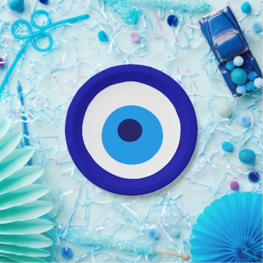bord "Evil Eye" papier (Feest)