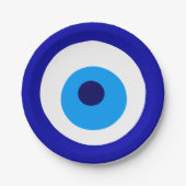 bord "Evil Eye" papier (Voorkant)
