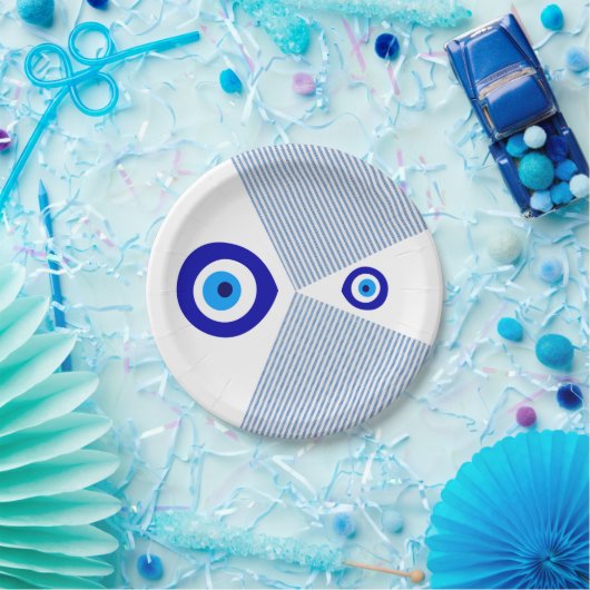 bord "Evil Eye" papier (Feest)
