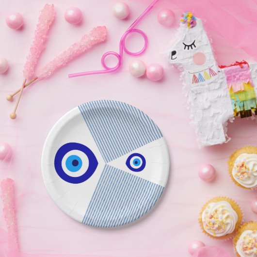 bord "Evil Eye" papier (Feest)