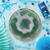 bord "Faux majolica #3" 9" Ronde papier (Feest)