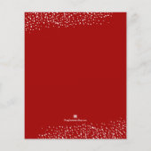 Bord feestdagen voor kerstfeestdagen in het  (Achterkant)