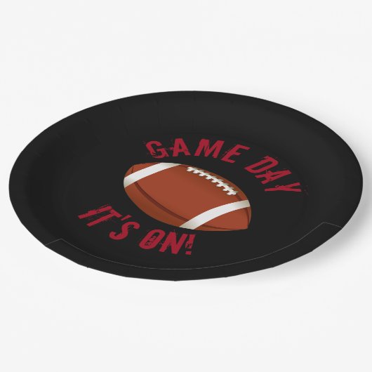 Bord football Game Day Paper- (Gekanteld)