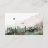 Bord Forest Groen en Koper Natuur Thema Plaatskaartje (Voorkant)