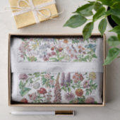 Bord Franse dictionary Print-No.22137-Flowers/Fle Tissuepapier (Geschenk)