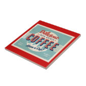  bord - Fresh Brewed Coffee Tegeltje (Zijkant)