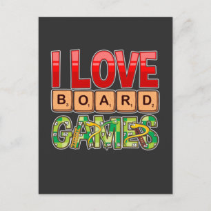 Bord Game Lover Strategie Tabelgokken Briefkaart