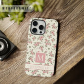  Bord Geel Bloemen Roze Bloemen iPhone Hoesje