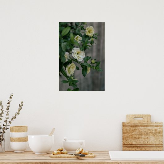  Bord Gele Petunia's Poster (Keuken)