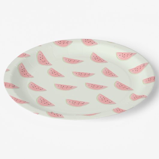 Bord gesneden watermeloenpatroon (Gekanteld)