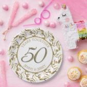 Bord Gold- en White-elegant Jubileum (Feest)