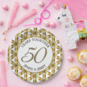 Bord Gold- en White-elegant Jubileum (Feest)