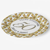 Bord Gold- en White-elegant Jubileum (Gekanteld)