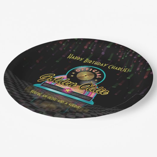 Bord Golden Oldie Party (Gekanteld)