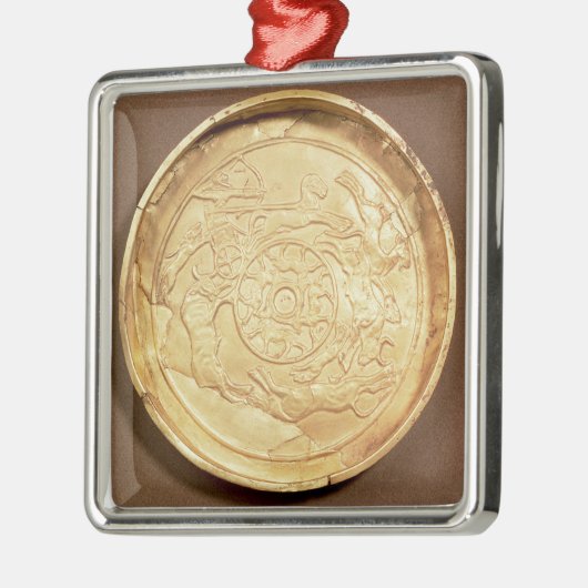 Bord (goud) metalen ornament (Links)