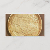 Bord (goud) visitekaartje (Achterkant)