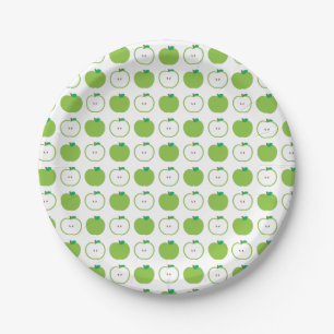 Bord Groen Apple Pattern Paper