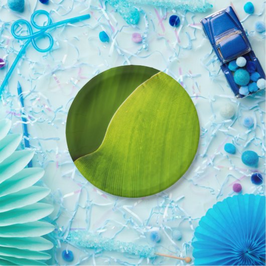 bord groen bladpapier (Feest)
