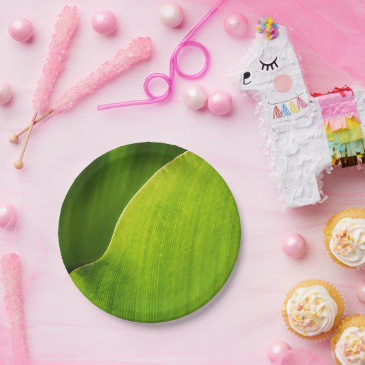 bord groen bladpapier (Feest)