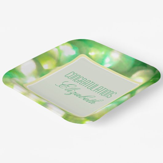 Bord groen lichtpapier (Gebogen)