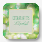 Bord groen lichtpapier (Voorkant)