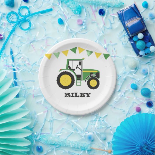 Bord groen tractor Birthday Party Paper (Feest)