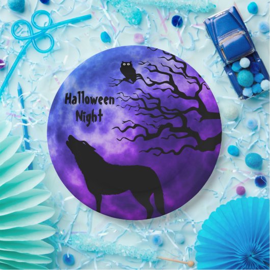 Bord Halloween Night Fullmoon Paper (Feest)