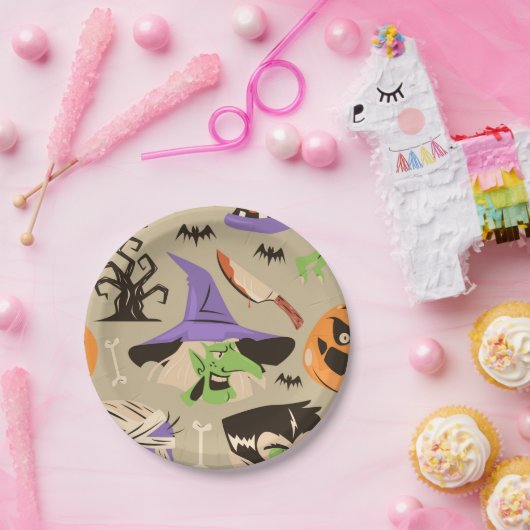 Bord Halloween  Patroonpapier (Feest)