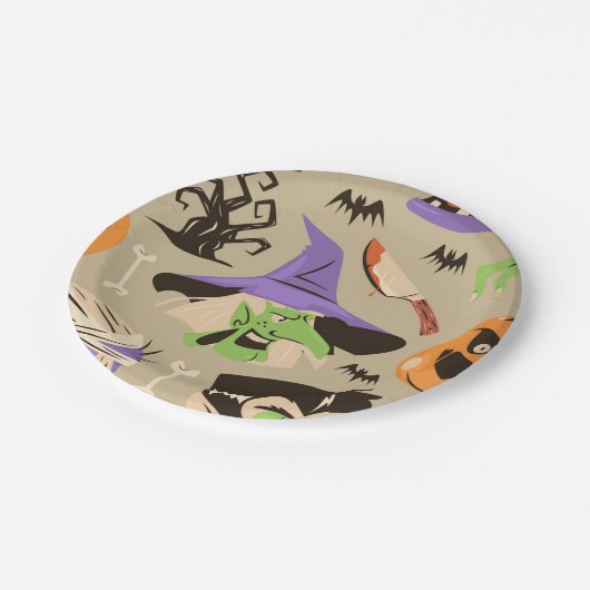 Bord Halloween  Patroonpapier (Gekanteld)