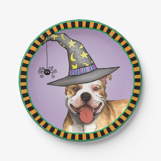 Bord Halloween Pit Bull Paper (Voorkant)