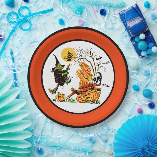 Bord  Halloween Witch & Ghost Paper (Feest)