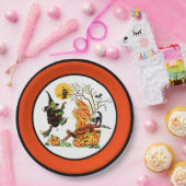 Bord Halloween Witch & Ghost Paper (Feest)