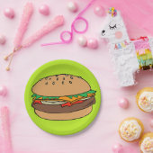 Bord hamburgerpapier (Feest)