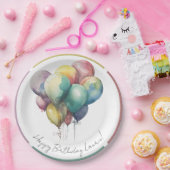 Bord, Happy Birthday Papieren Bordje (Feest)