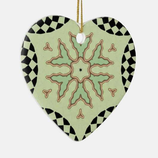 BORD HART KERAMISCH ORNAMENT (Rechts)