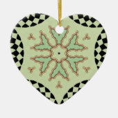 BORD HART KERAMISCH ORNAMENT (Voorkant)