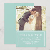  bord Hartelijk dank Bedankkaart (Voorkant / Achterkant)