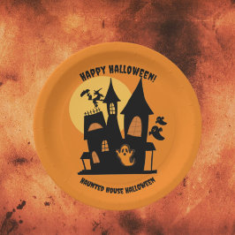 Bord haunted House Halloween Paper