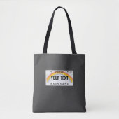 Bord Hawaii-licentie (aanpasbaar) Tote Bag (Voorkant)