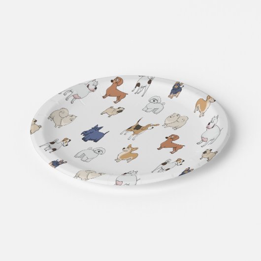 Bord Honden papier (Gekanteld)