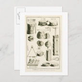 Bord II: Ancient en modern slaginstrument Briefkaart (Voorkant / Achterkant)