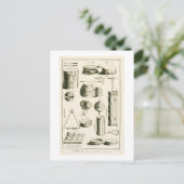 Bord II: Ancient en modern slaginstrument Briefkaart (Staand voorkant)