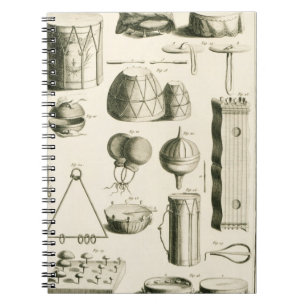 Bord II: Ancient en modern slaginstrument Notitieboek