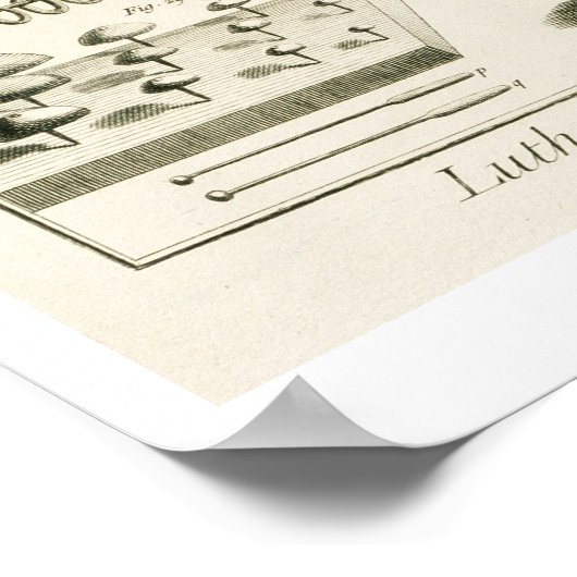 Bord II: Ancient en modern slaginstrument Poster (Hoek)