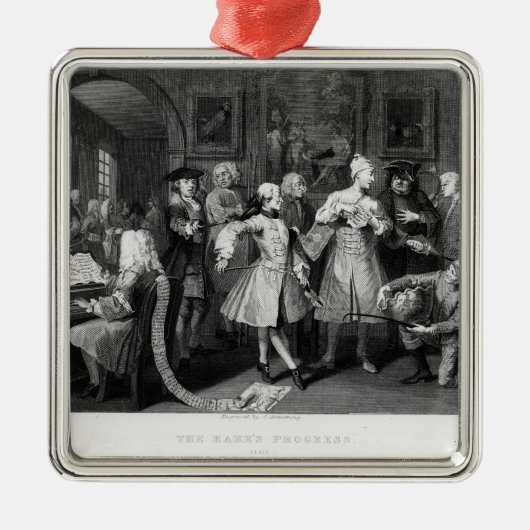 Bord II van de Rake-Levee Metalen Ornament (Voorkant)