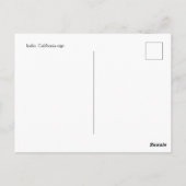 Bord Indio, Californië Briefkaart (Achterkant)