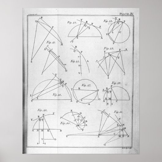 Bord IV, illustratief voorstel X Poster (Voorkant)