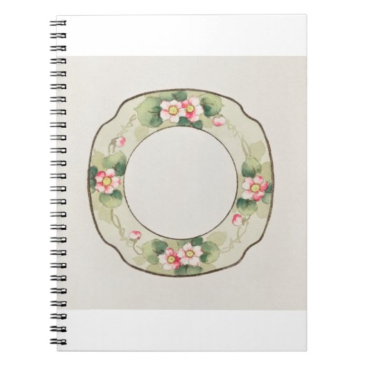 Bord Japanse schilderijen van Noritake Factory Notitieboek (Voorkant)